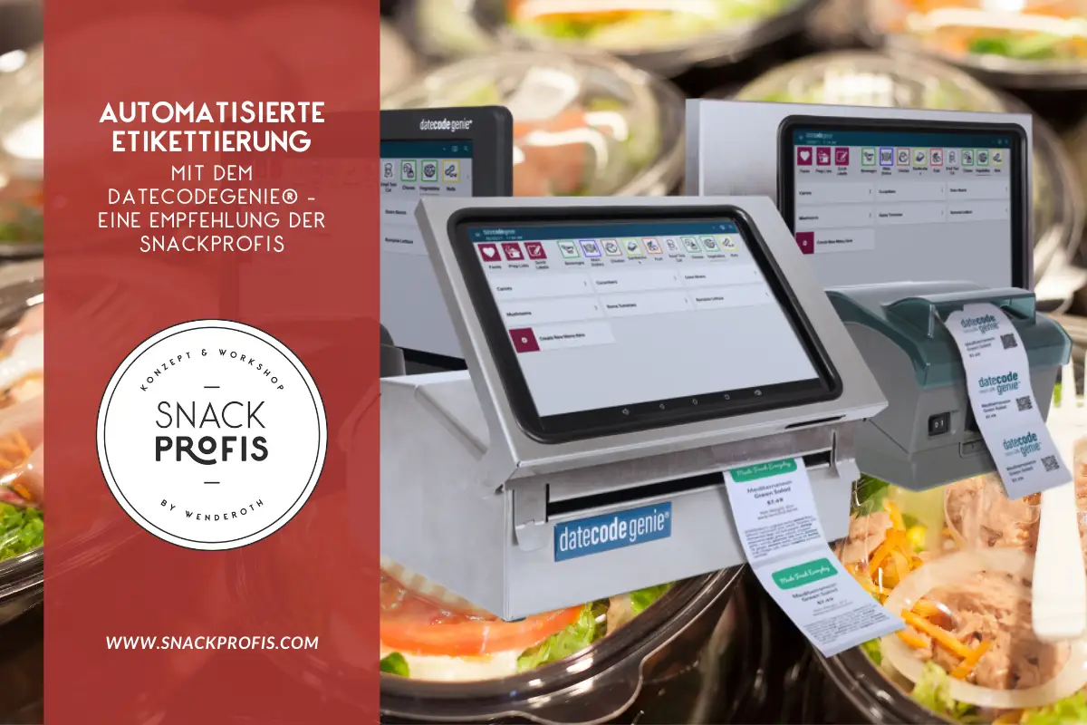 Automatisierte Etikettierung mit dem DateCodeGenie® – Eine Empfehlung von SNACKPROFIS