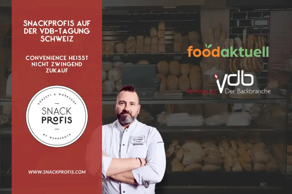Sascha Wenderoth zeigt auf der VDB-Tagung, wie moderne Snackkonzepte Bäckereien stärken – mit Eigenproduktion, Systemdenken und echter Convenience.