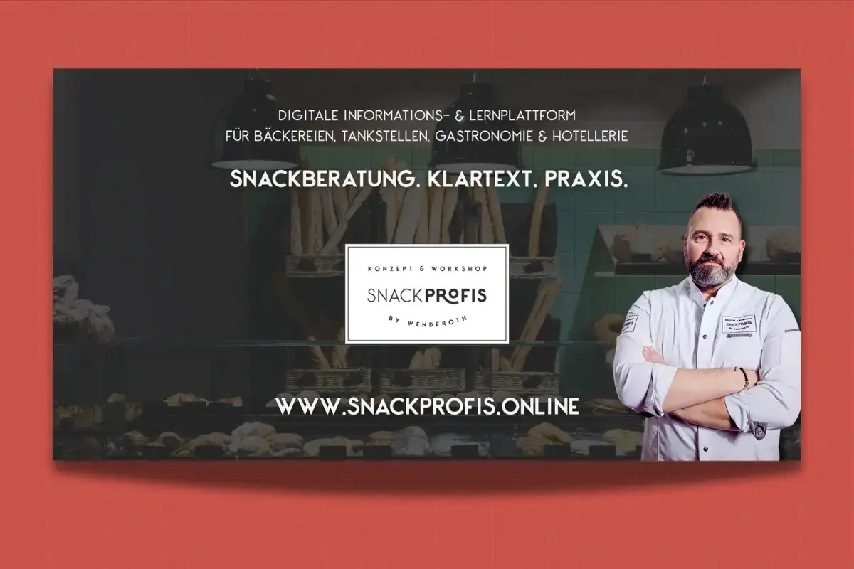 Digitale Snackberatung trifft Praxis: snackprofis.digital verbindet Beratung, Tools & Vorlagen für Bäckereien – modular, einfach, effizient.